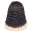 Bob Style Water Wave Lace Wig Naturlal Black #1B