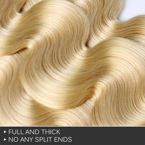 Wholesale Body Wave Human Hair #613 Blonde Bundles