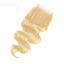Wholesale #613 Body Wave Closure Human Hair Blonde Closure