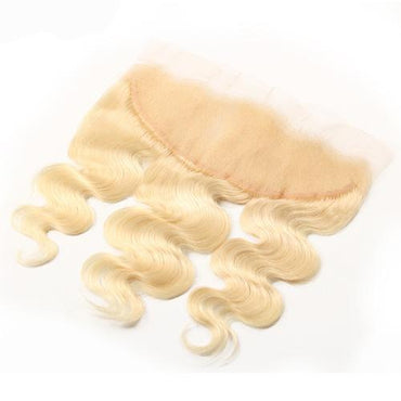 Wholesale #613 Body Wave Frontal Human Hair Blonde Frontal