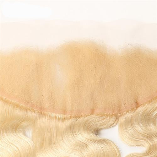 Wholesale #613 Body Wave Frontal Human Hair Blonde Frontal