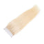 Wholesale #613 Straight Closure Human Hair Blonde Closure