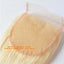 Wholesale #613 Straight Closure Human Hair Blonde Closure