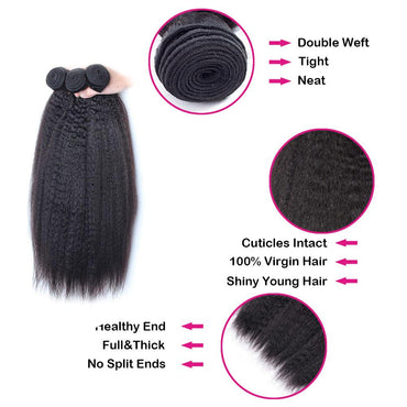 Wholesale Kinky Curly Virgin Human Hair Natural Black Bundles