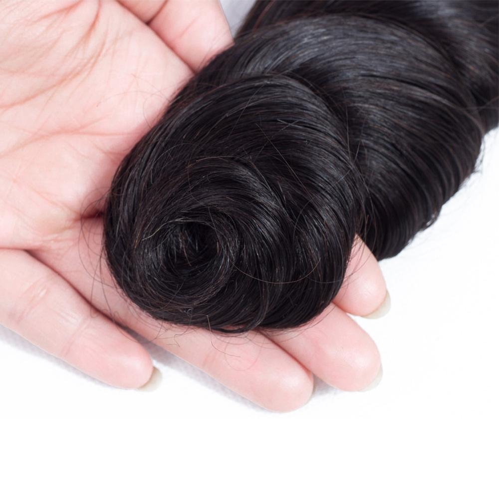 Wholesale Loose Wave Virgin Human Hair Natural Black Bundles