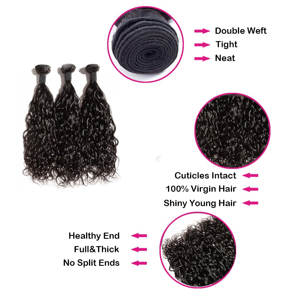 Wholesale Natural Curly Virgin Human Hair Natural Black Bundles