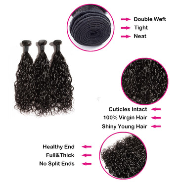 Wholesale Natural Curly Virgin Human Hair Natural Black Bundles