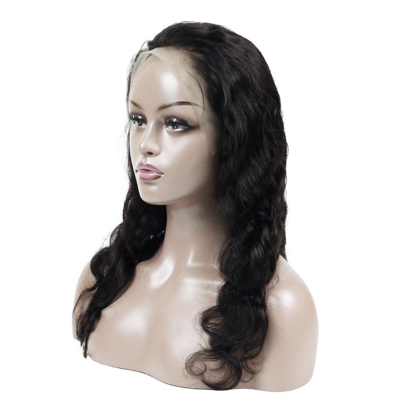 Wholesale Body Human Hair Lace Wig Naturlal Black #1B