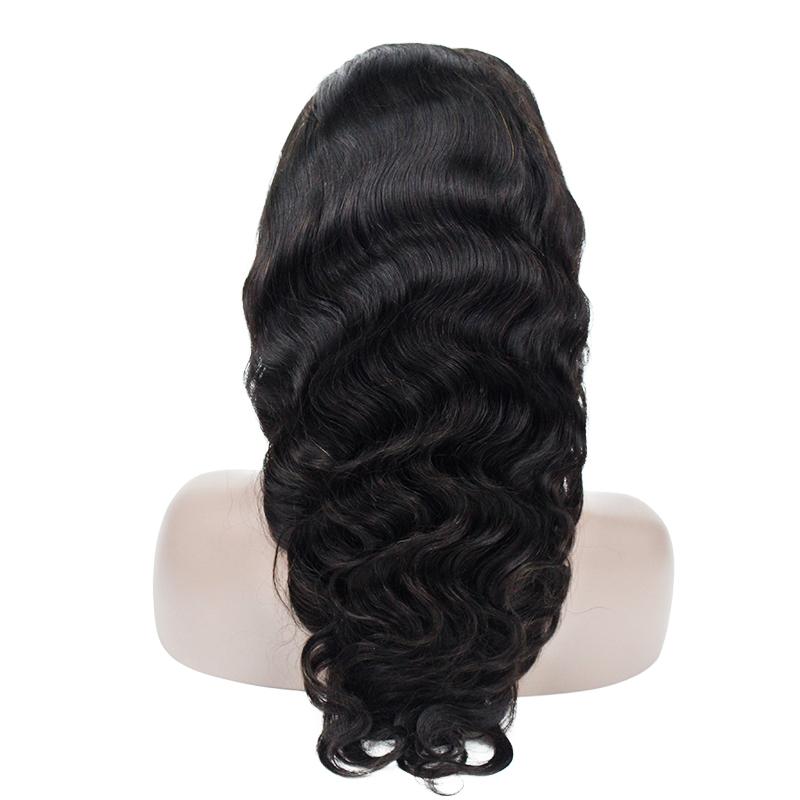 Wholesale Body Human Hair Lace Wig Naturlal Black #1B