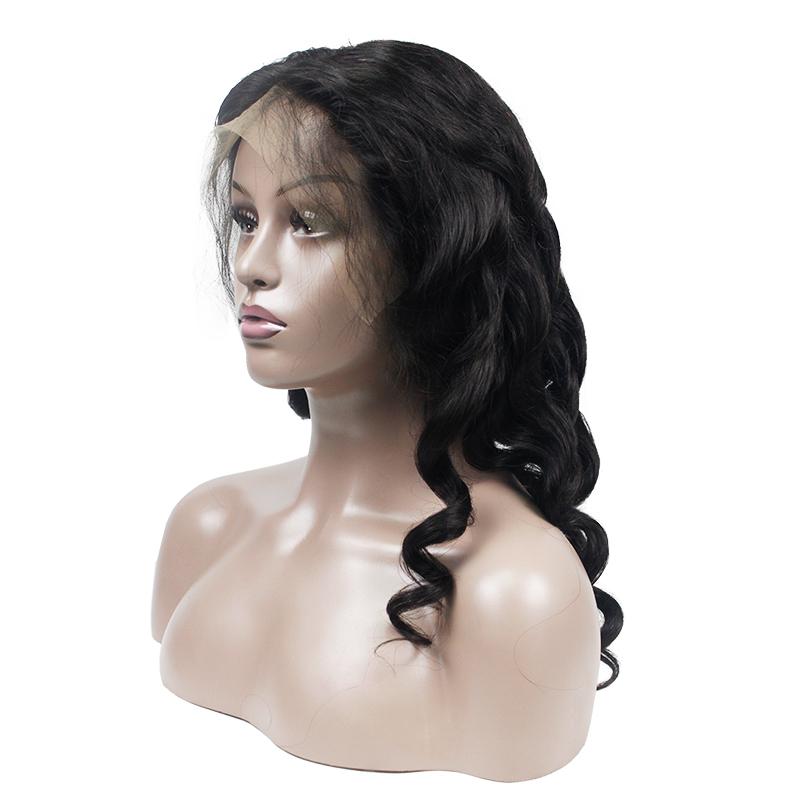 Wholesale Loose Wave Human Hair Lace Wig Naturlal Black #1B