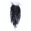 Wholesale Deep Curly Closure Human Hair Natural Black #1B