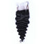 Wholesale Deep Wave Closure Human Hair Natural Black #1B