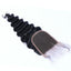 Wholesale Deep Wave Closure Human Hair Natural Black #1B