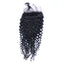 Wholesale Kinky Curly Closure Human Hair Natural Black #1B
