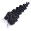 Wholesale Loose Deep Curly Closure Human Hair Natural Black #1B