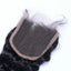 Wholesale Loose Deep Curly Closure Human Hair Natural Black #1B
