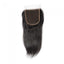 Wholesale Straight Closure Human Hair Natural Black #1B